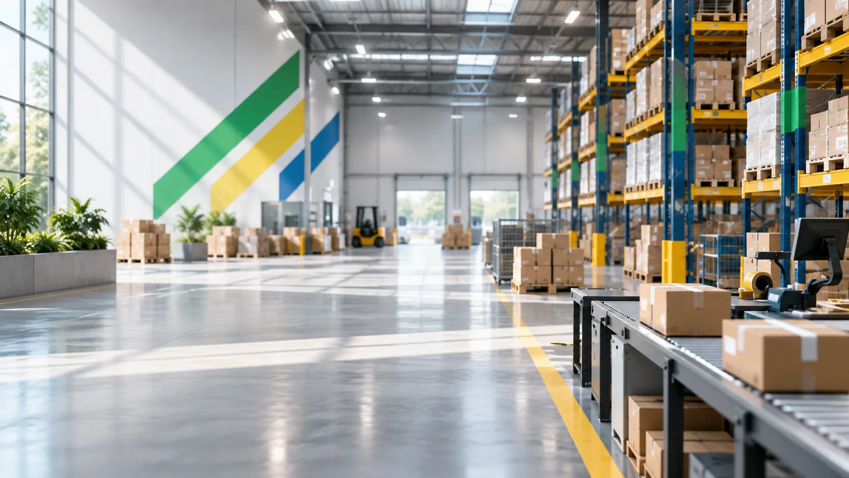 Centro de distribuição moderno da Rocapa